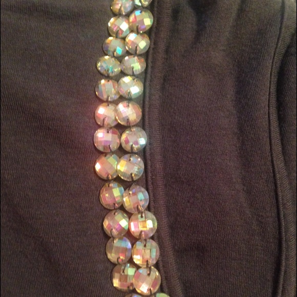 Plus size tank top with rhinestone gems women's size 2x - Picture 2 of 5